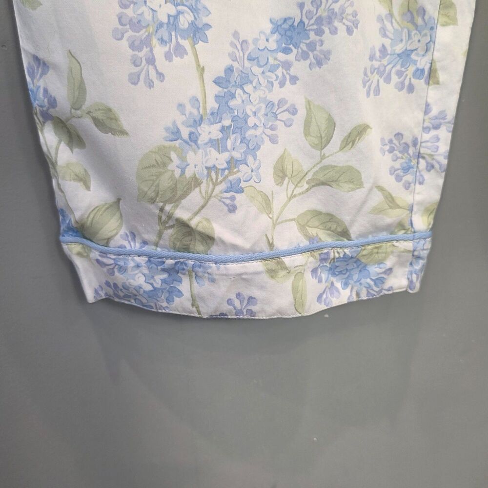 LL Bean Pajama Lounge Set Cotton MD Floral Soft Cozy Casual Cottage Boho - Picture 10 of 10